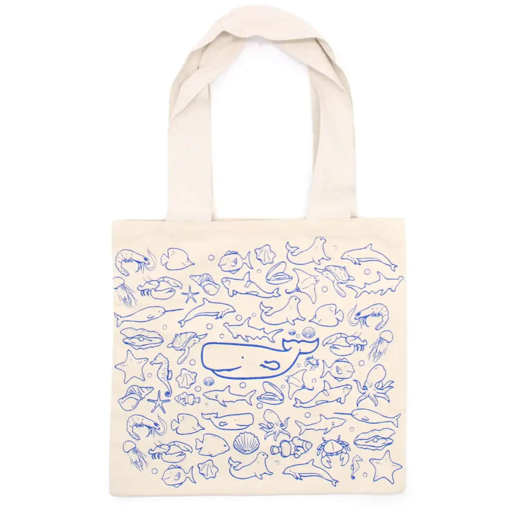 Big Cotton Shopping Bag – 38x42cm – Sea Life – 10oz | www.artisangoods.co.uk Big Cotton Shopping Bag – 38x42cm – Sea Life – 10oz | www.artisangoods.co.uk