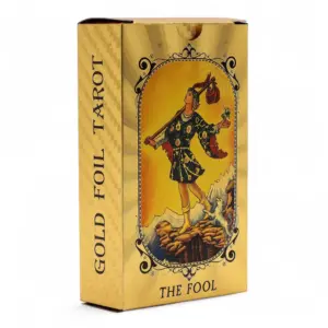 Blue & Gold Foil Tarot Card Set – All Seeing Eye – with booklet | www.artisangoods.co.uk 5
