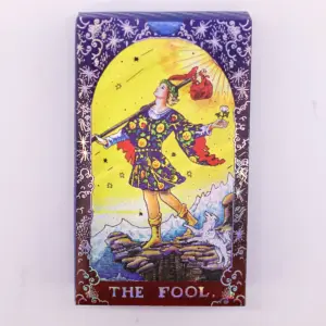 Blue Foil Tarot Card Set – Mandala – with booklet | www.artisangoods.co.uk 3
