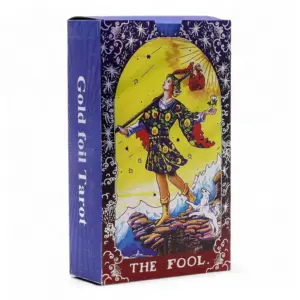 Blue Foil Tarot Card Set – Mandala – with booklet | www.artisangoods.co.uk 5