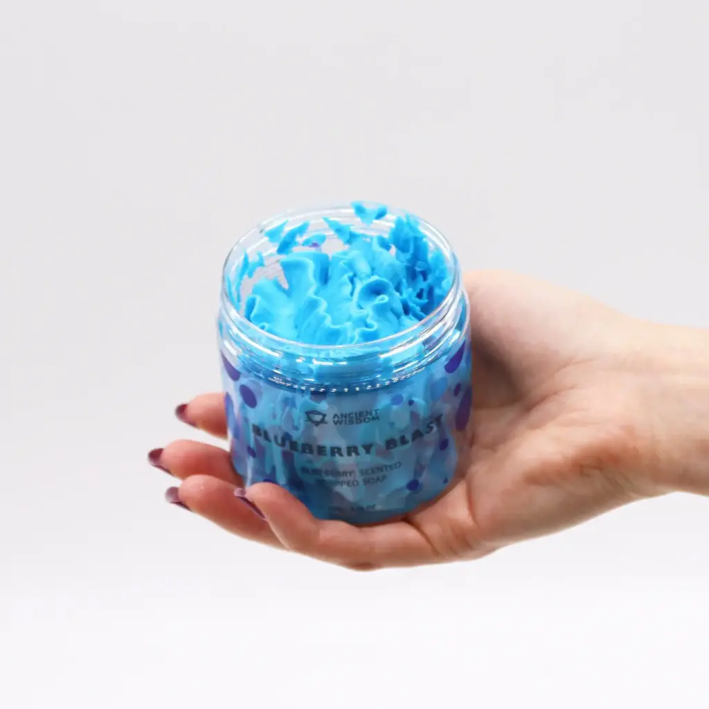 Blueberry Whipped Soap 120g | www.artisangoods.co.uk 3