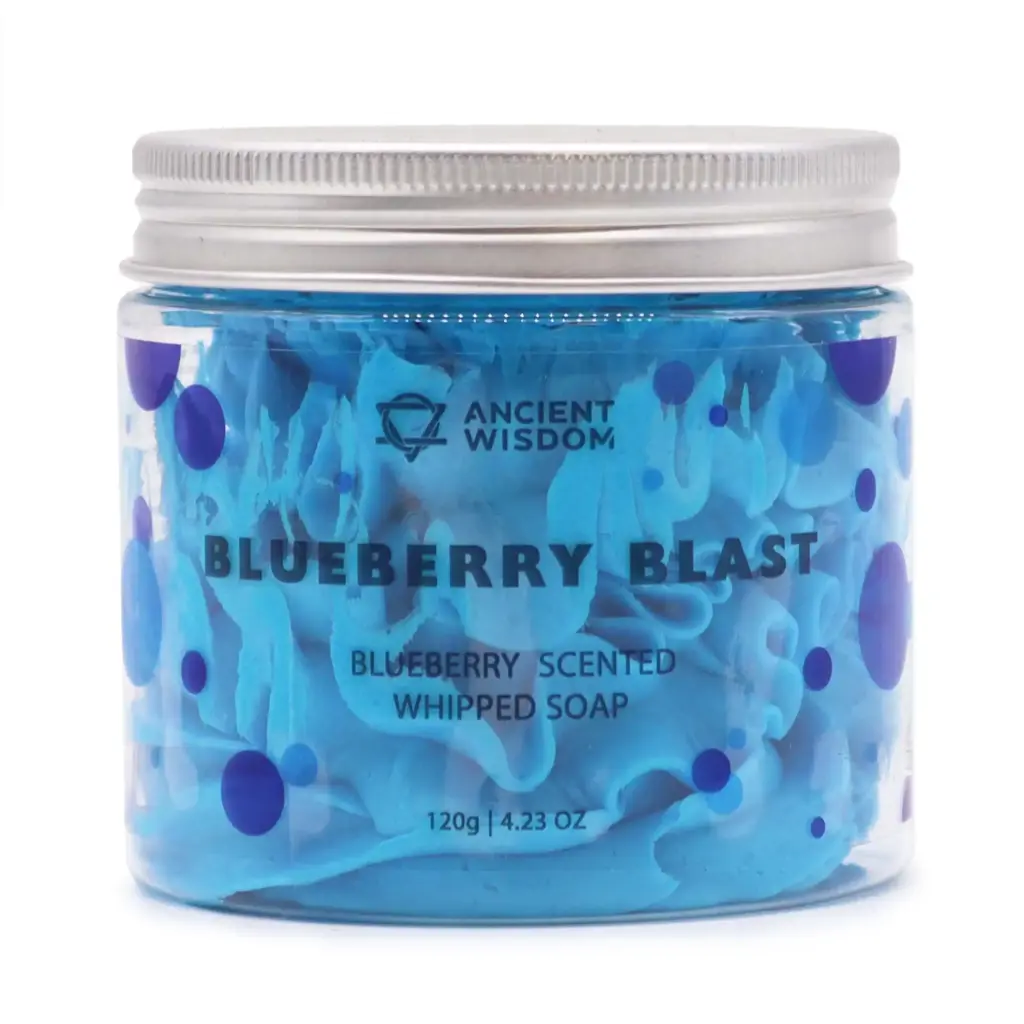 Blueberry Whipped Soap 120g | www.artisangoods.co.uk