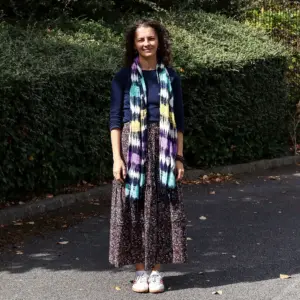 Boho Java Art Stole/Scarf – Multi Stripes – 62x200cm | www.artisangoods.co.uk 4