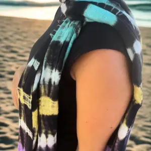Boho Java Art Stole/Scarf – Multi Stripes – 62x200cm | www.artisangoods.co.uk 3