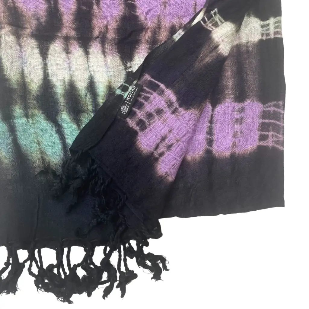 Boho Java Art Stole/Scarf – Multi Stripes – 62x200cm | www.artisangoods.co.uk 2