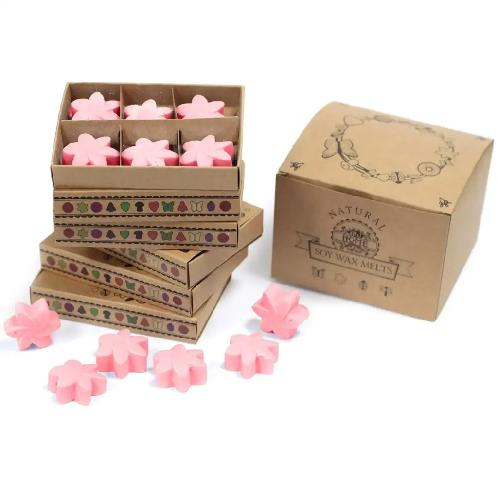 Box of 6 Wax Melts – Classic Rose | www.artisangoods.co.uk