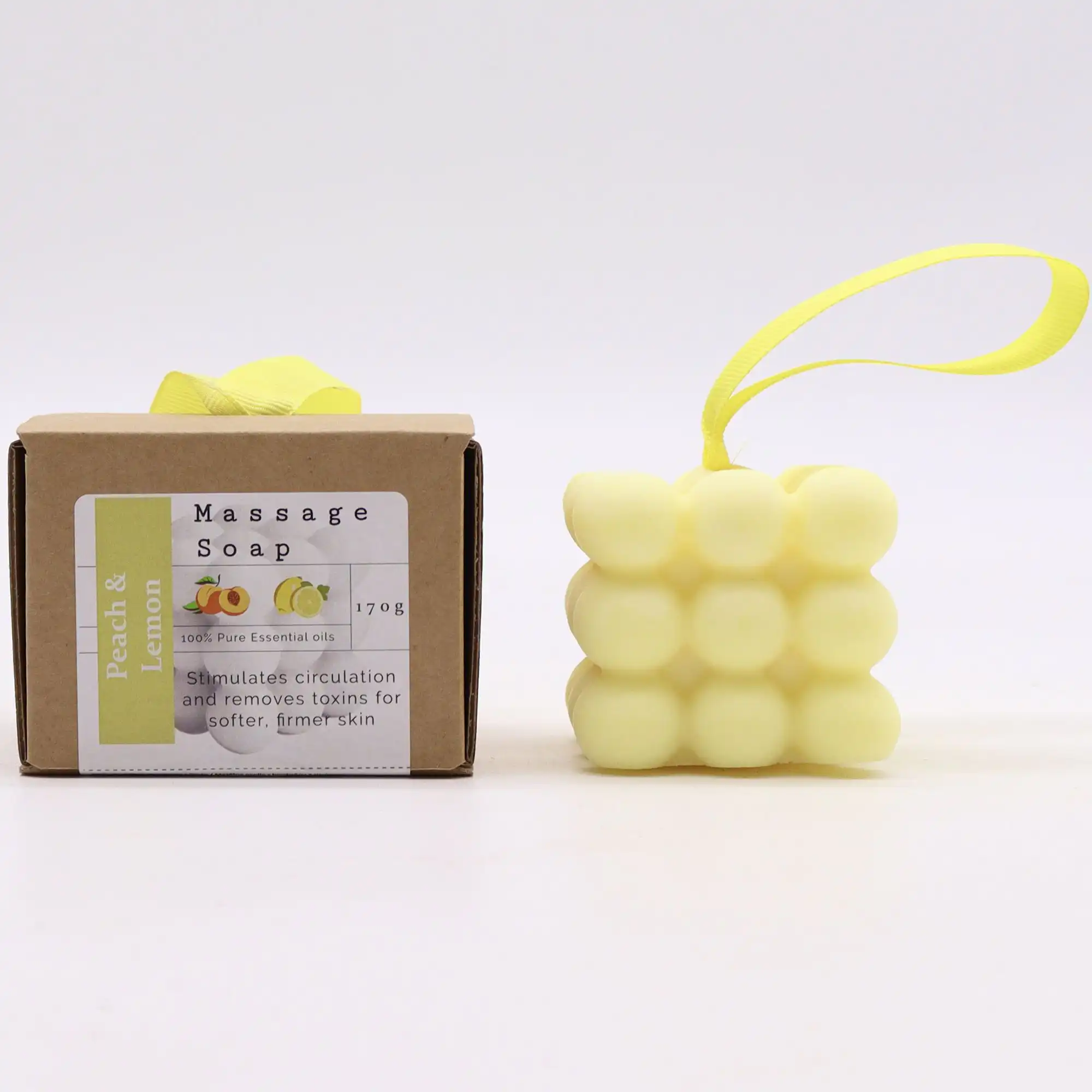 Boxed Single Massage Soaps – Peach & Lemon | www.artisangoods.co.uk 5 Boxed Single Massage Soaps – Peach & Lemon | www.artisangoods.co.uk 4