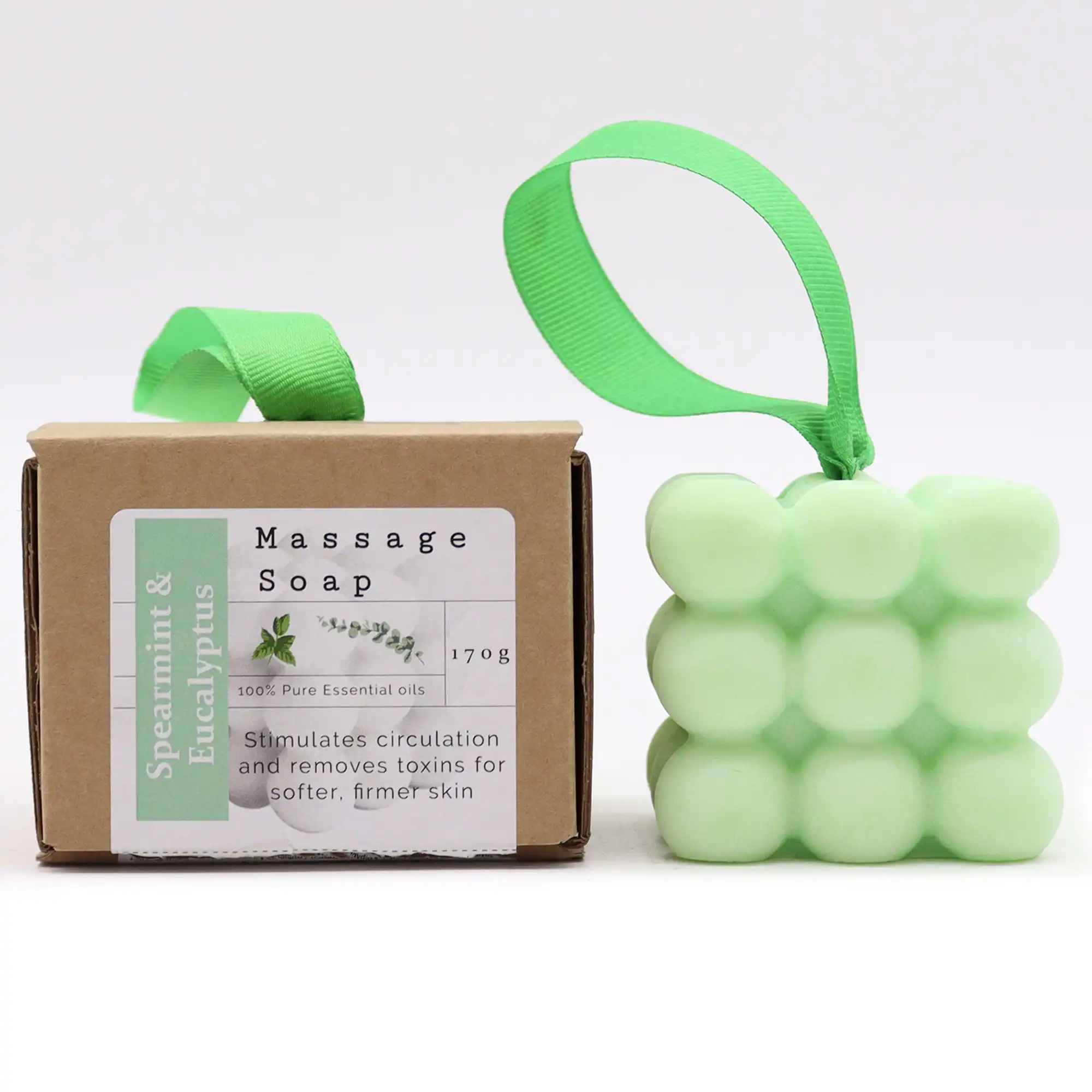Boxed Single Massage Soaps – Spearmint & Eucalyptus | www.artisangoods.co.uk 5 Boxed Single Massage Soaps – Spearmint & Eucalyptus | www.artisangoods.co.uk 4