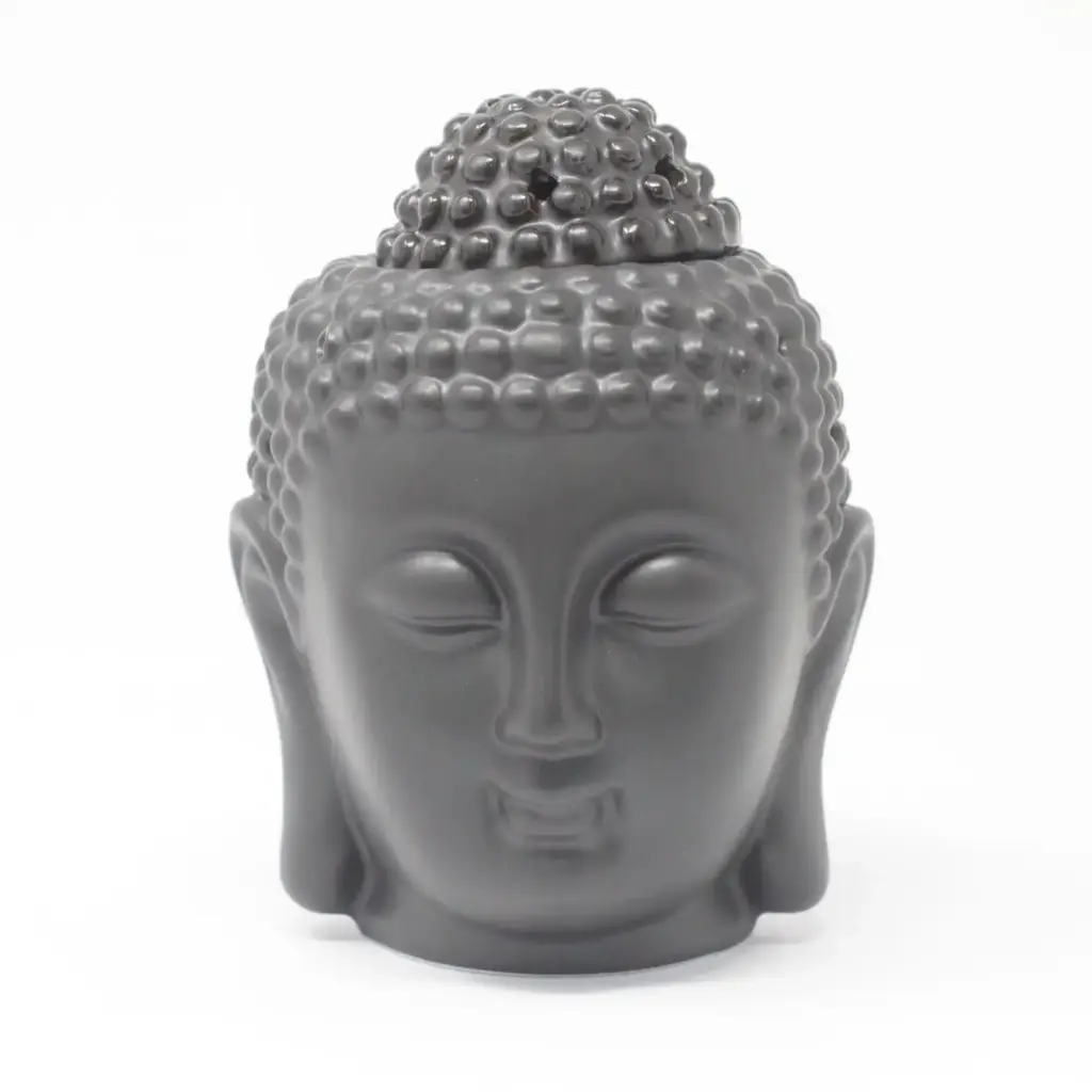 Buddah Head Oil Burner – Dark Brown | www.artisangoods.co.uk