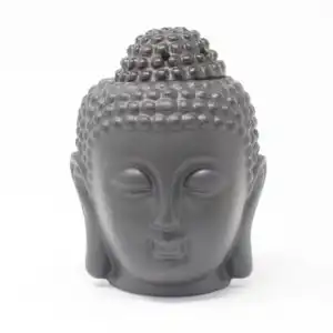 Buddah Head Oil Burner – Dark Brown | www.artisangoods.co.uk 1