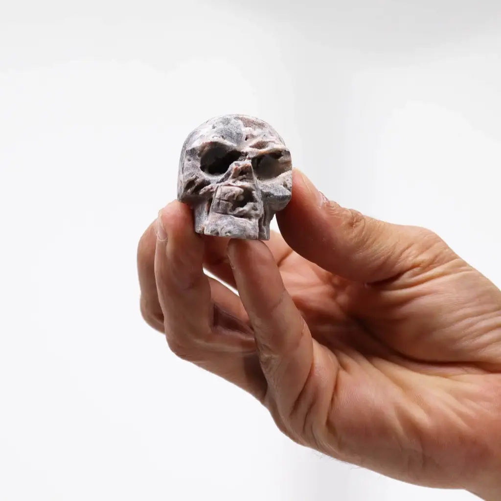 Calcite Geode Carved Skull | www.artisangoods.co.uk 3