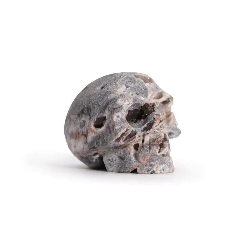 Calcite Geode Carved Skull | www.artisangoods.co.uk