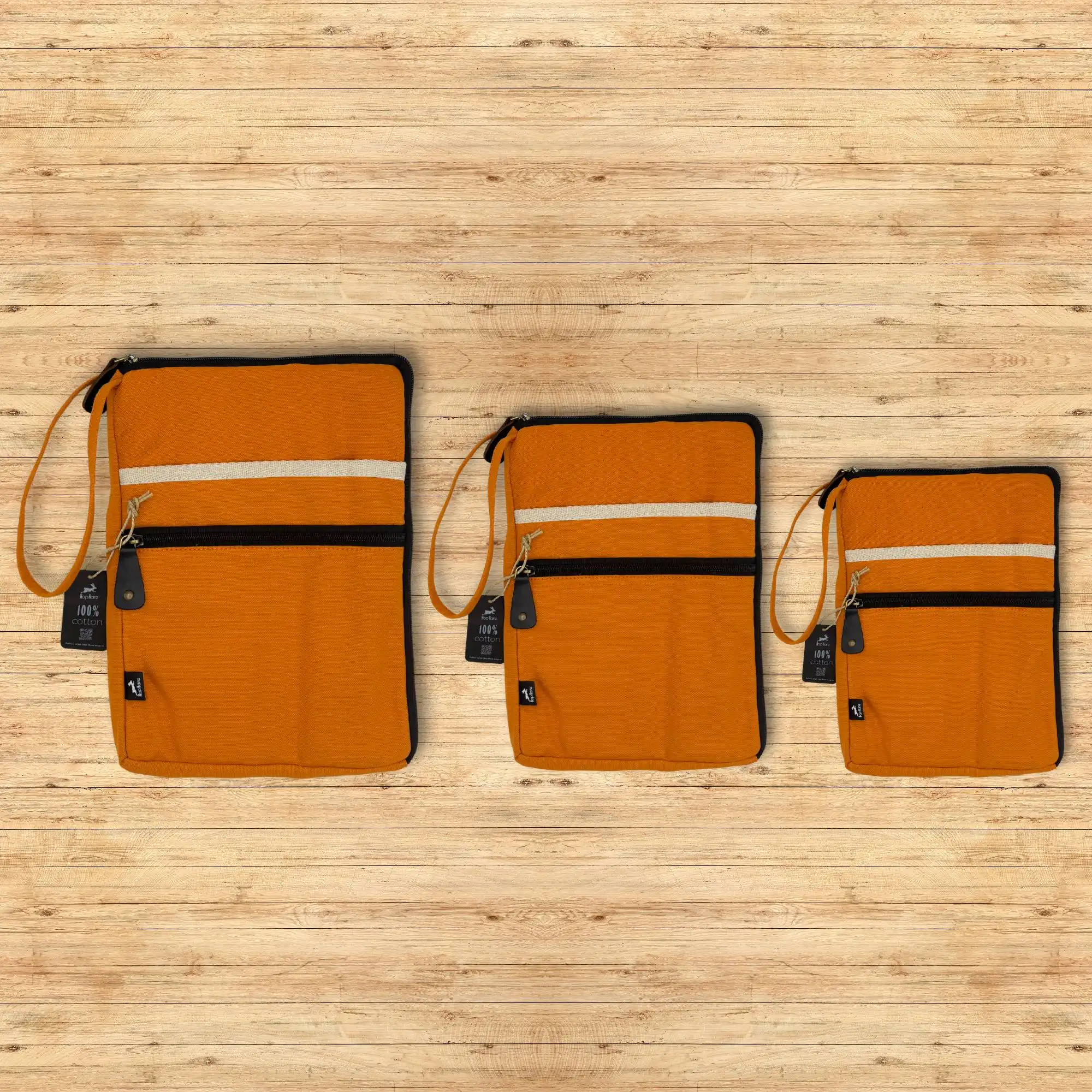 Canvas Large Laptop Pouch – Orange | www.artisangoods.co.uk 7 Canvas Large Laptop Pouch – Orange | www.artisangoods.co.uk 6