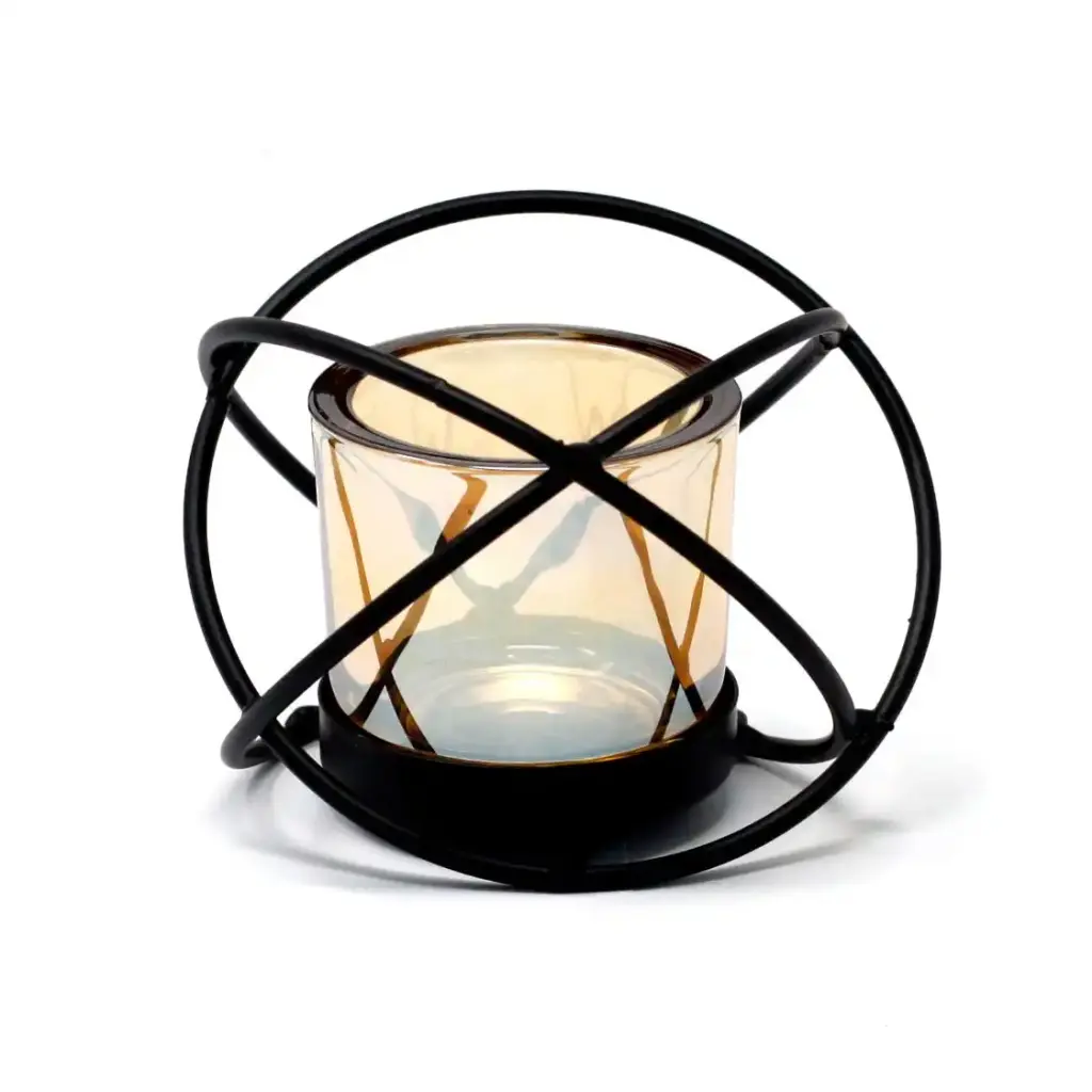 Centrepiece Iron Votive Candle Holder – 1 Cup Single Ball | www.artisangoods.co.uk