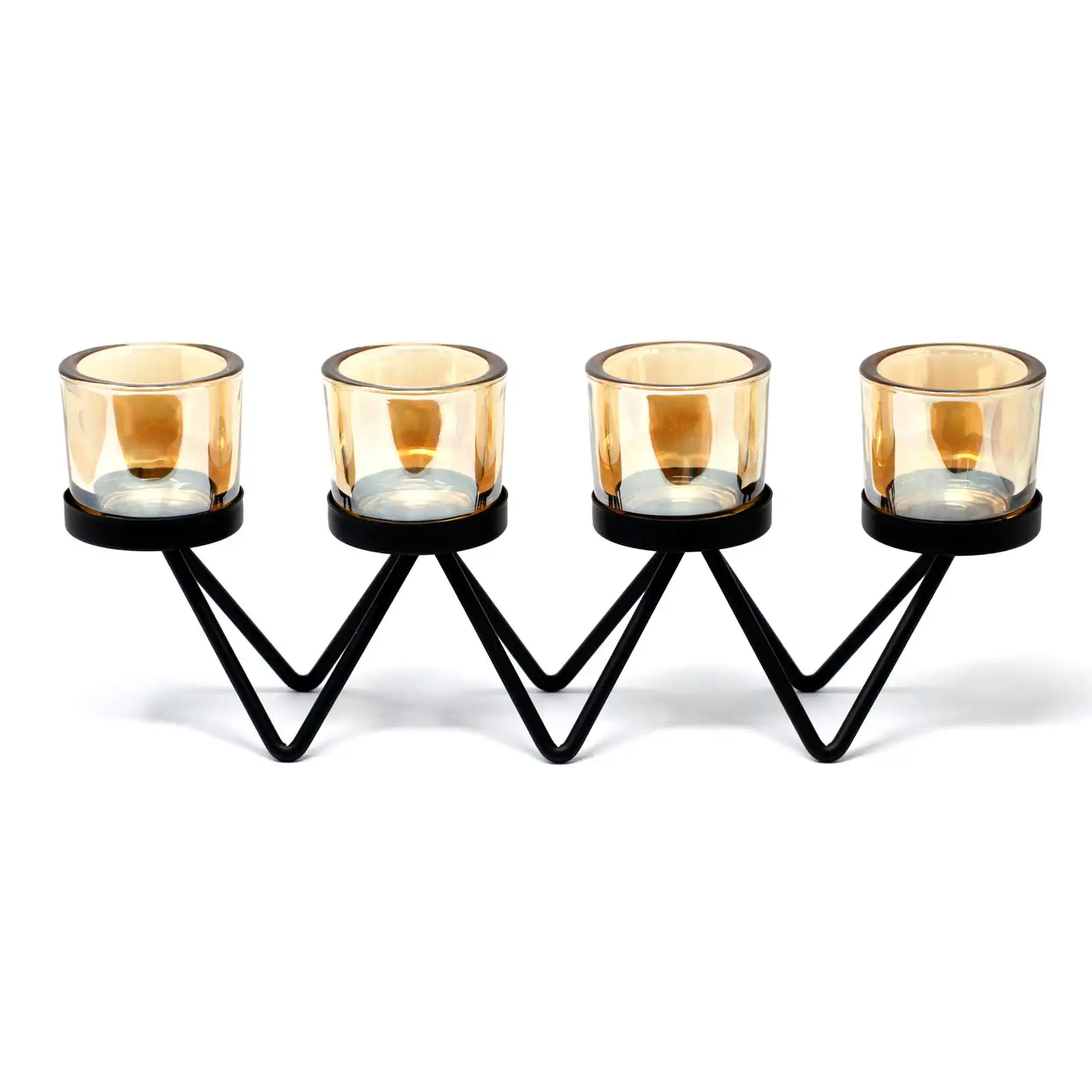Centrepiece Iron Votive Candle Holder – 4 Cup Zig Zag | www.artisangoods.co.uk 3 Centrepiece Iron Votive Candle Holder – 4 Cup Zig Zag | www.artisangoods.co.uk 2