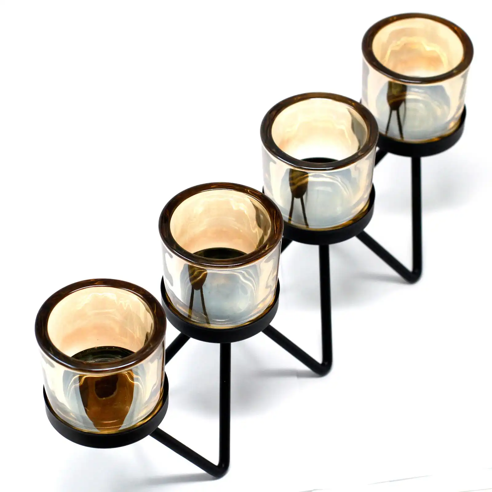 Centrepiece Iron Votive Candle Holder – 4 Cup Zig Zag | www.artisangoods.co.uk 2 Centrepiece Iron Votive Candle Holder – 4 Cup Zig Zag | www.artisangoods.co.uk 1