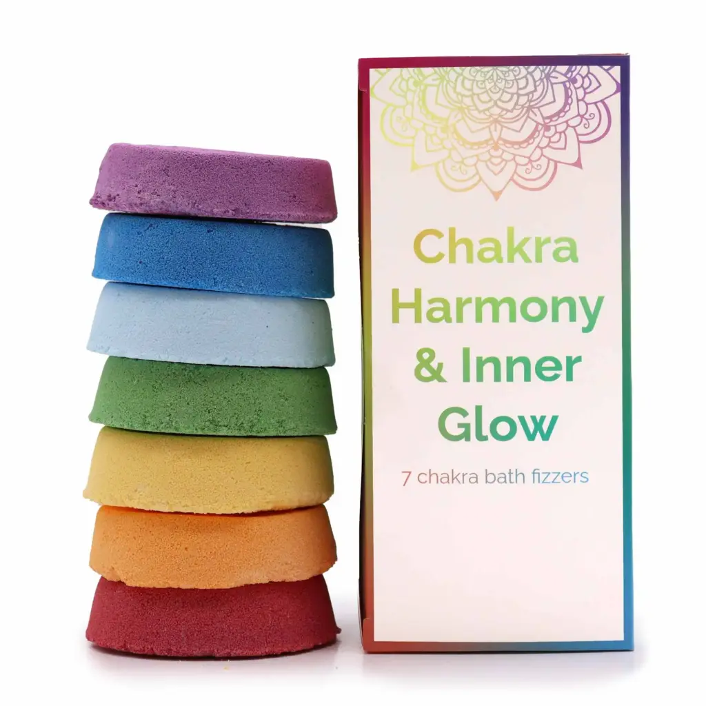 Chakra Bath Fizz – Large Box – Chakra Harmony & Inner Glow | www.artisangoods.co.uk