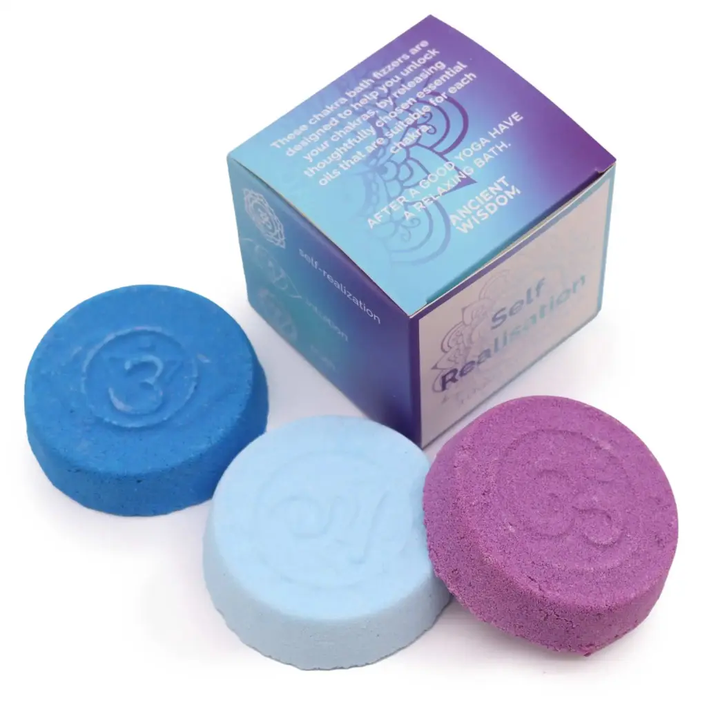 Chakra Bath Fizz – Small box – Self Realisation | www.artisangoods.co.uk 2 Chakra Bath Fizz – Small box – Self Realisation | www.artisangoods.co.uk 2