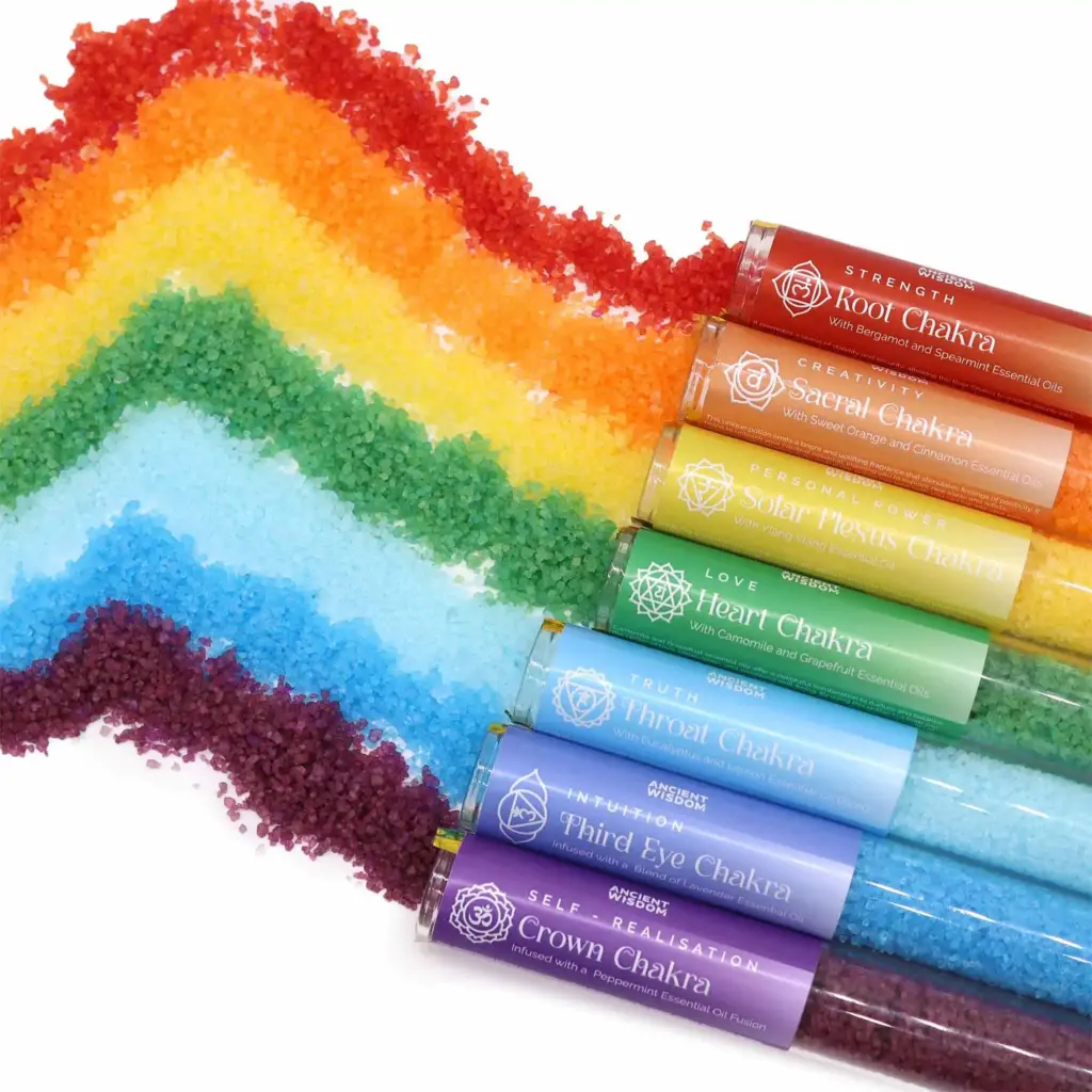 Chakra Bath Salt – Gift Pack of 7 | www.artisangoods.co.uk 2
