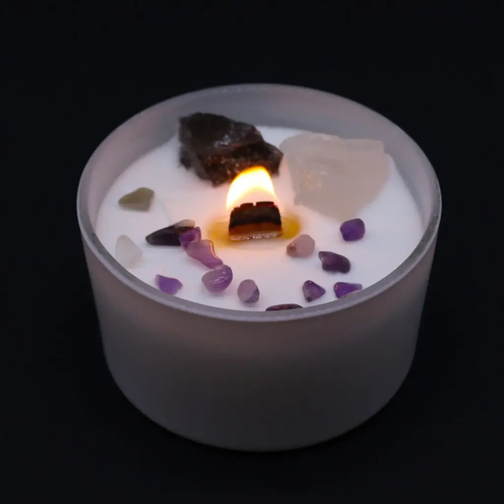 Chakra Crystal Candles – Crown Chakra | www.artisangoods.co.uk 5
