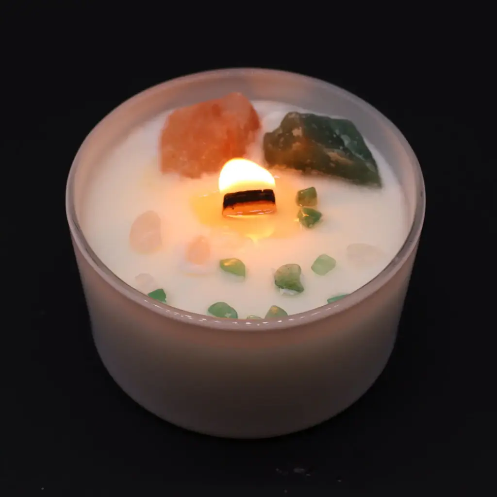 Chakra Crystal Candles – Heart Chakra | www.artisangoods.co.uk 5 Chakra Crystal Candles – Heart Chakra | www.artisangoods.co.uk 5
