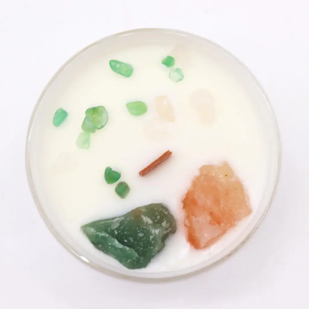 Chakra Crystal Candles – Heart Chakra | www.artisangoods.co.uk 2 Chakra Crystal Candles – Heart Chakra | www.artisangoods.co.uk 2
