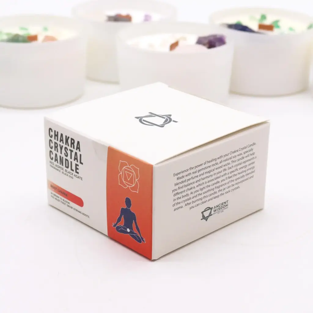 Chakra Crystal Candles – Root Chakra | www.artisangoods.co.uk 3 Chakra Crystal Candles – Root Chakra | www.artisangoods.co.uk 3