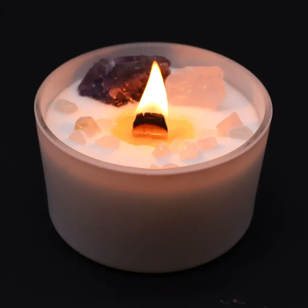 Chakra Crystal Candles – Third Eye Chakra | www.artisangoods.co.uk 5 Chakra Crystal Candles – Third Eye Chakra | www.artisangoods.co.uk 5