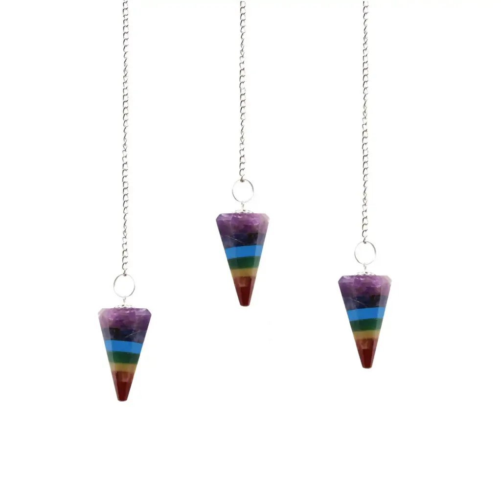 Chakra Style 7 Slice Pendulums | www.artisangoods.co.uk 2 Chakra Style 7 Slice Pendulums | www.artisangoods.co.uk 2