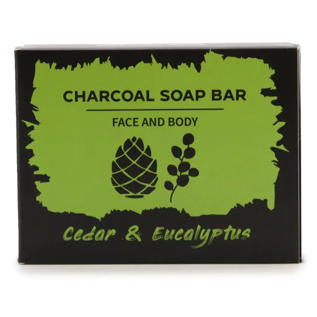 Charcoal Soap 85g – Eucalyptus & Cedarwood | www.artisangoods.co.uk 3 Charcoal Soap 85g – Eucalyptus & Cedarwood | www.artisangoods.co.uk 3