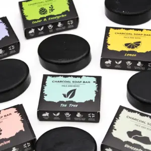 Charcoal Soap 85g – Lavender | www.artisangoods.co.uk 5