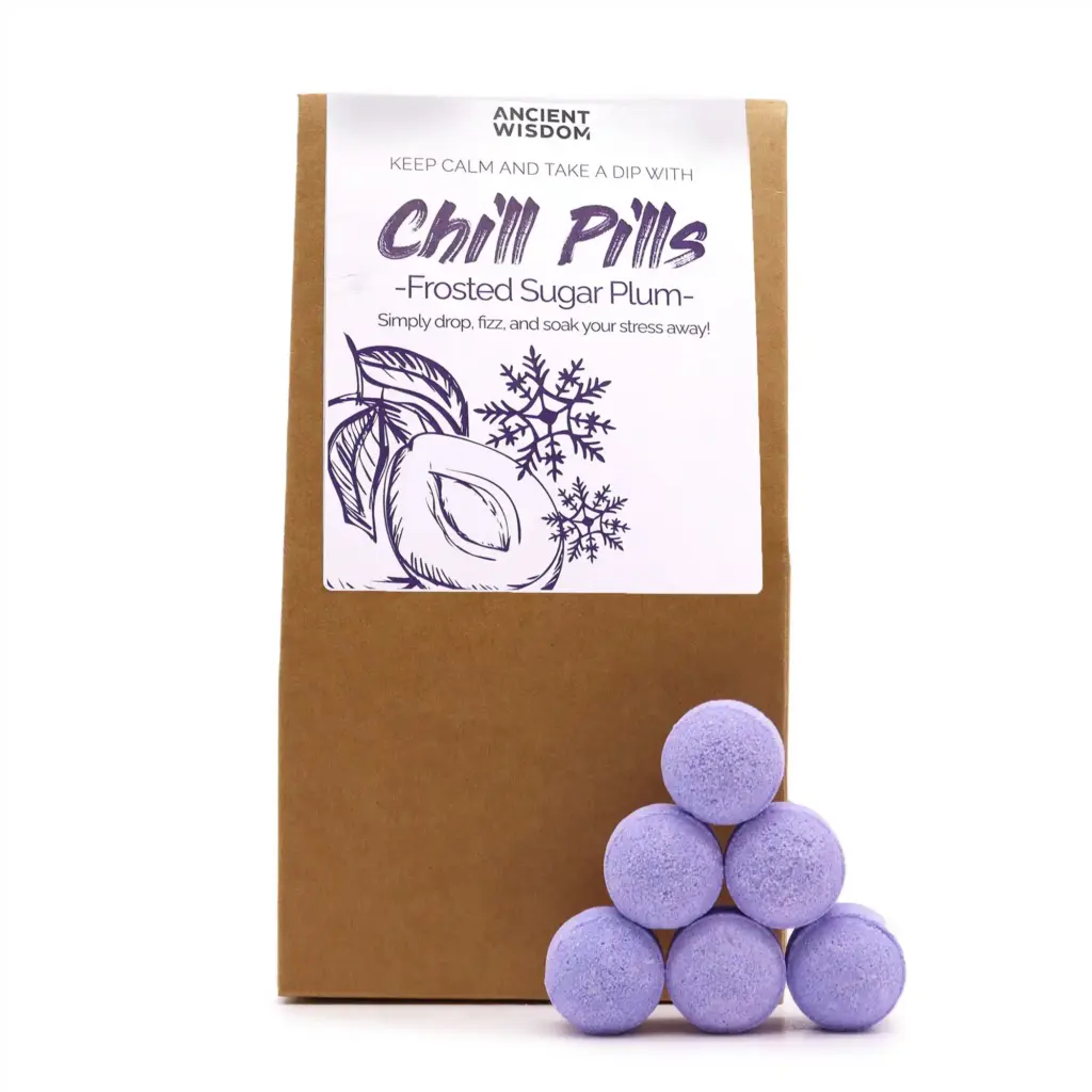 Chill Pills Gift Pack 350g – Frosted Sugar Plum | www.artisangoods.co.uk