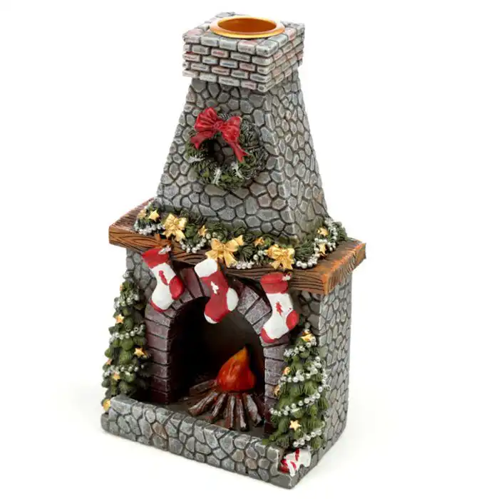 Christmas Fireplace Backflow Incense Burner | www.artisangoods.co.uk 2 Christmas Fireplace Backflow Incense Burner | www.artisangoods.co.uk 1