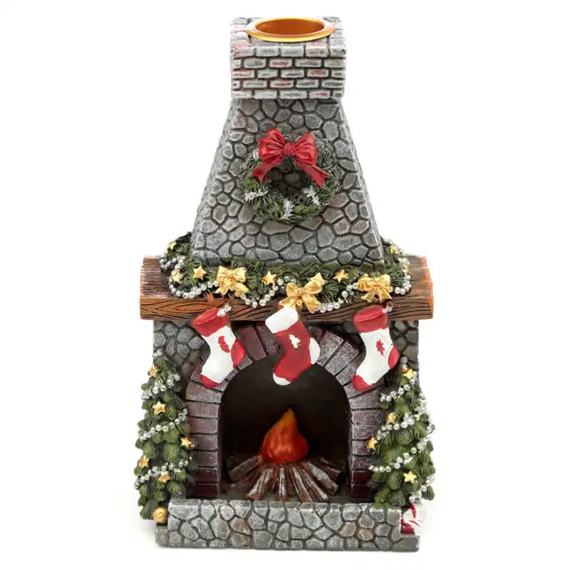 Christmas Fireplace Backflow Incense Burner | www.artisangoods.co.uk 6 Christmas Fireplace Backflow Incense Burner | www.artisangoods.co.uk 5