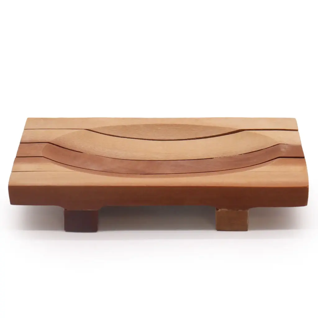 Classic Mahogany Soap Dish – Grid Drainer | www.artisangoods.co.uk 3