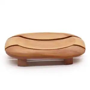 Classic Mahogany Soap Dish – Oval in Rectangle | www.artisangoods.co.uk Classic Mahogany Soap Dish – Oval in Rectangle | www.artisangoods.co.uk 1