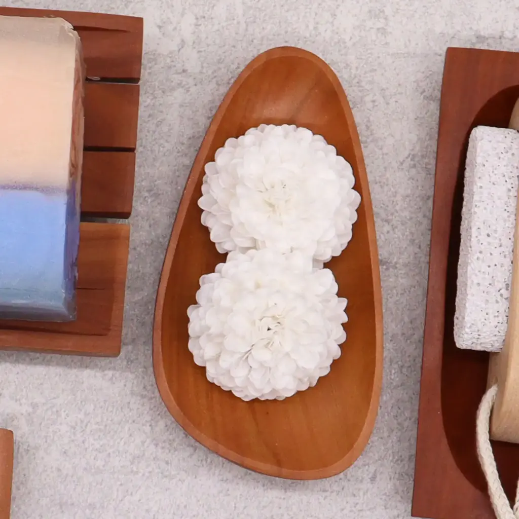 Classic Mahogany Soap Dishes | www.artisangoods.co.uk 3