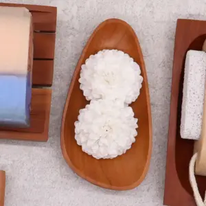 Classic Mahogany Soap Dishes | www.artisangoods.co.uk 3