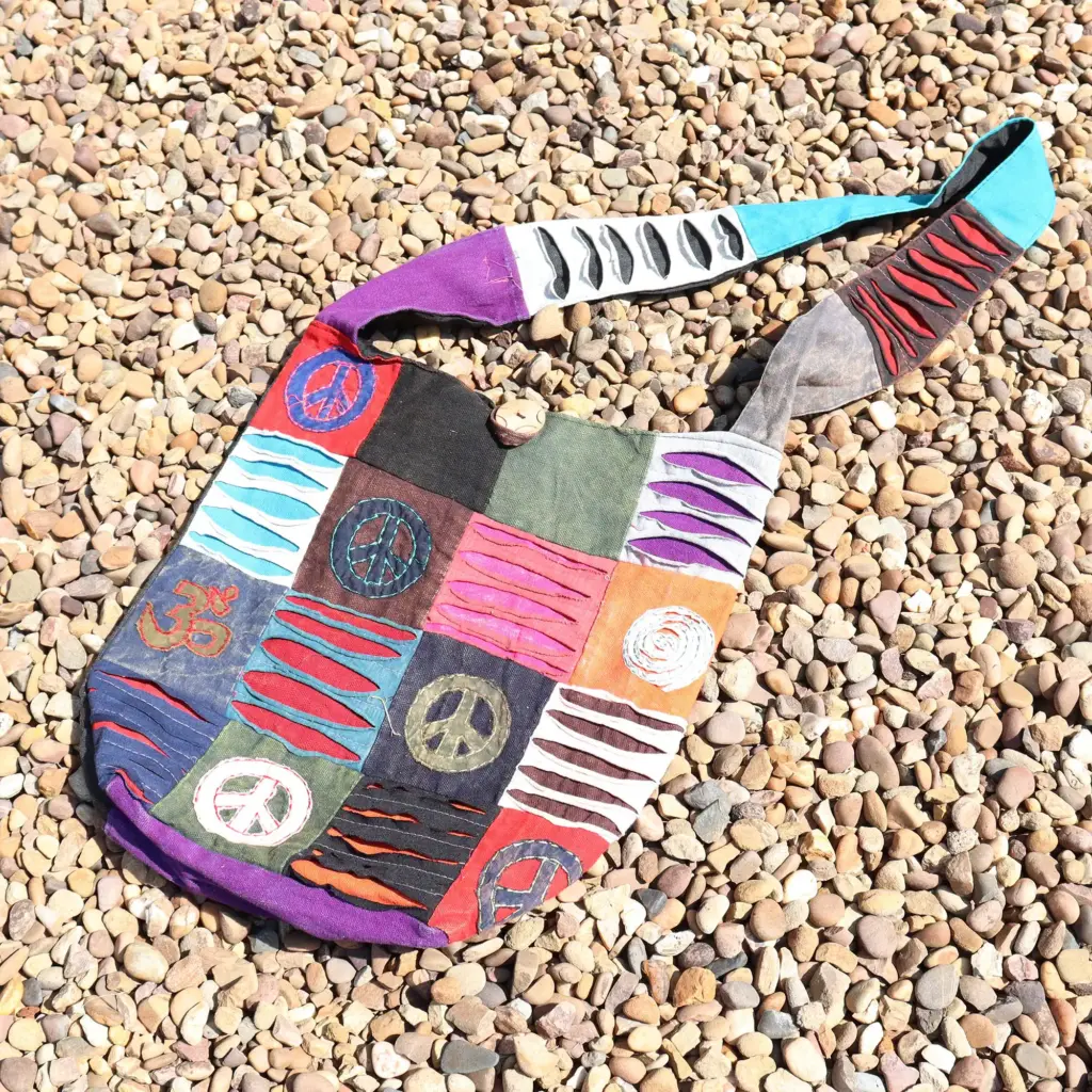 Classic Peace Sling Bags (asst des) | www.artisangoods.co.uk 6