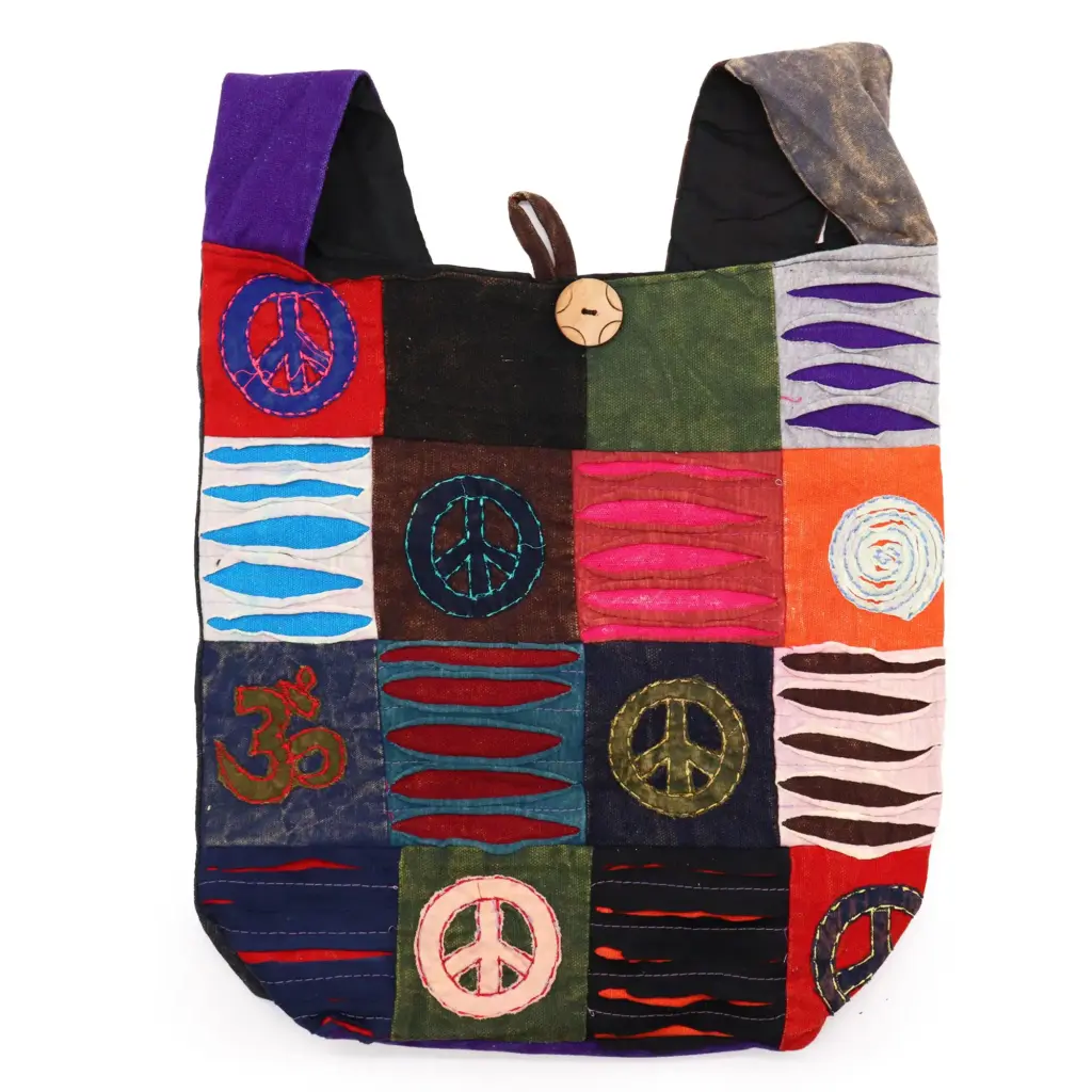 Classic Peace Sling Bags (asst des) | www.artisangoods.co.uk