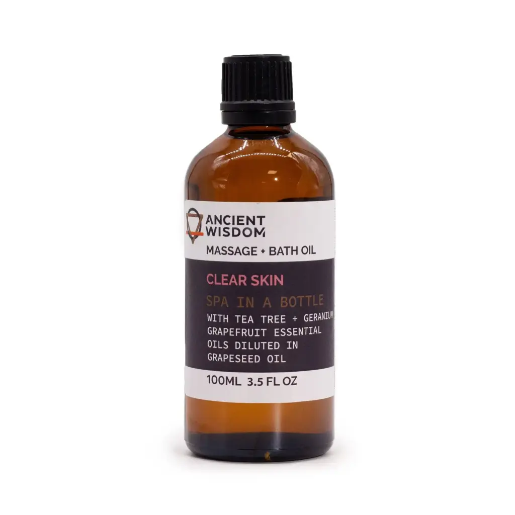 Clear Skin Massage Oil – 100ml | www.artisangoods.co.uk