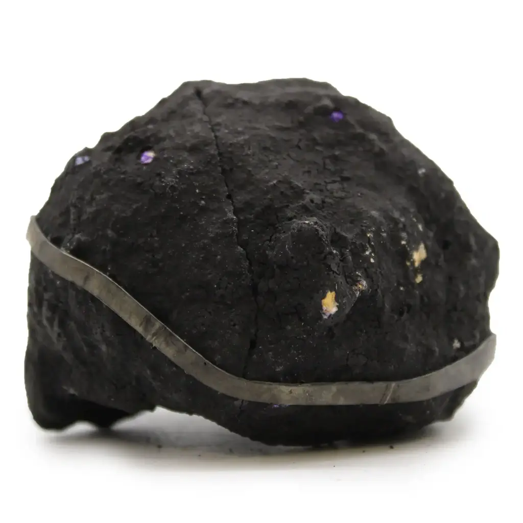 Coloured Calsite Geodes – Black Rock – Purple | www.artisangoods.co.uk 2