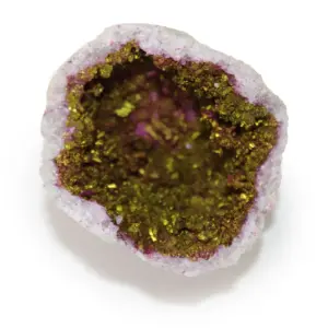 Coloured Calsite Geodes – Natural Rock – Pink & Gold | www.artisangoods.co.uk 3