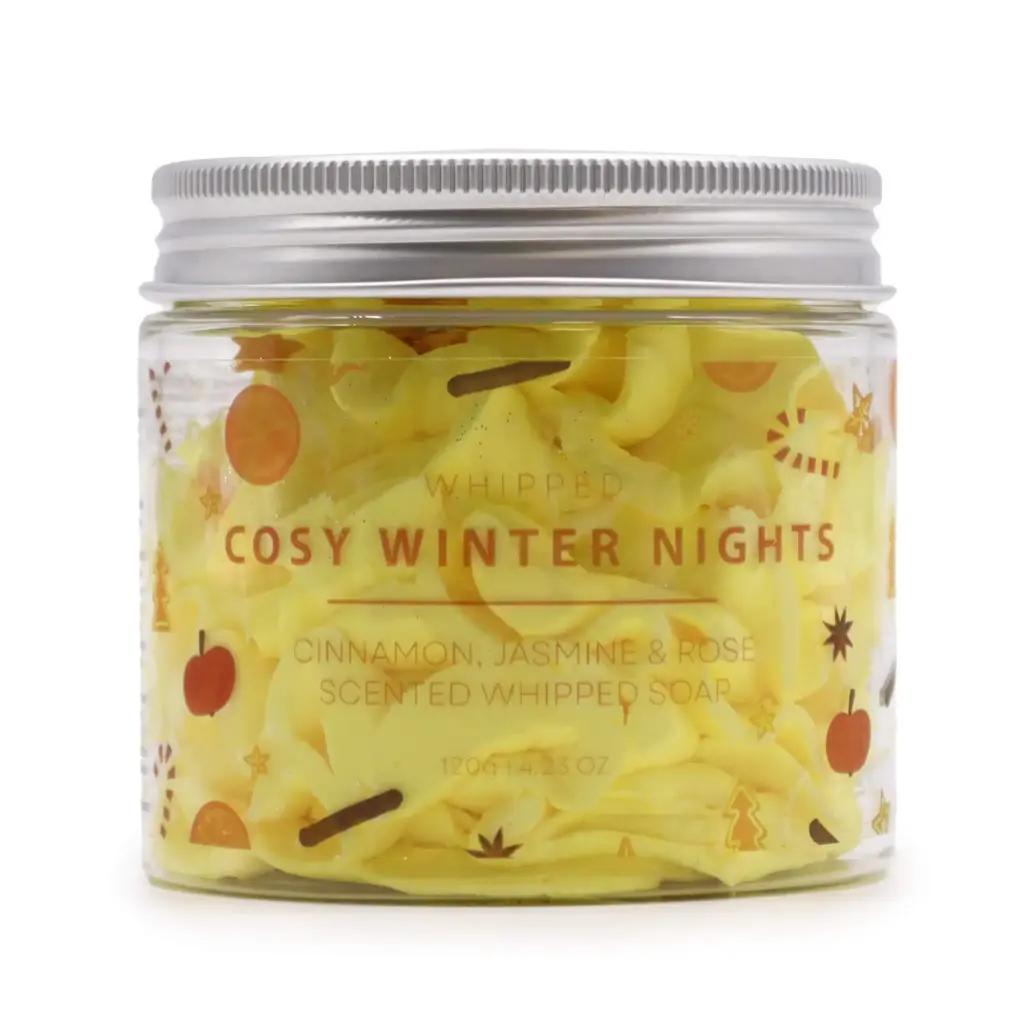 Cosy Winter Nights Whipped Soap 120g | www.artisangoods.co.uk