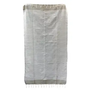 Cotton Pario Throw – 100×180 cm – Warm Sand | www.artisangoods.co.uk 3