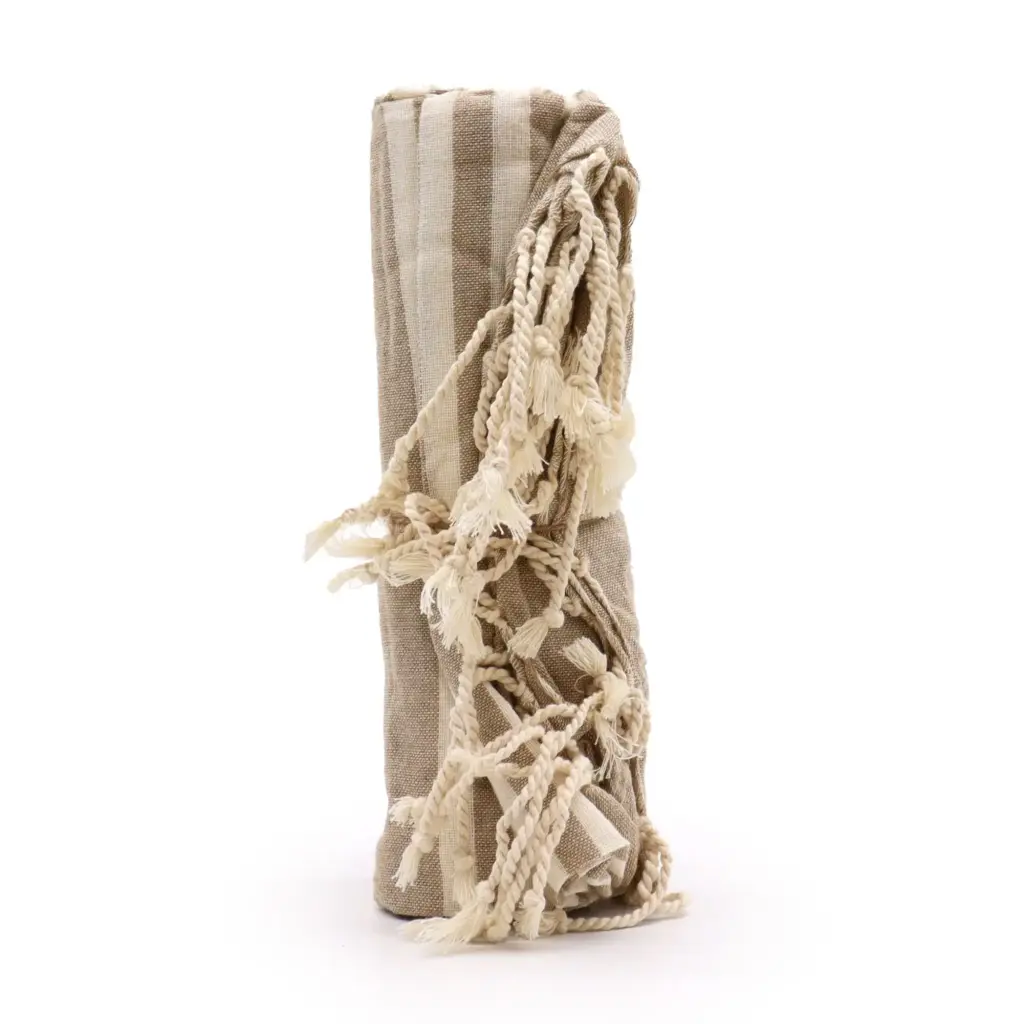 Cotton Pario Throw – 100×180 cm – Warm Sand | www.artisangoods.co.uk 2 Cotton Pario Throw – 100×180 cm – Warm Sand | www.artisangoods.co.uk 2