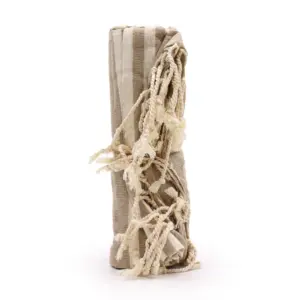 Cotton Pario Throw – 100×180 cm – Warm Sand | www.artisangoods.co.uk 2