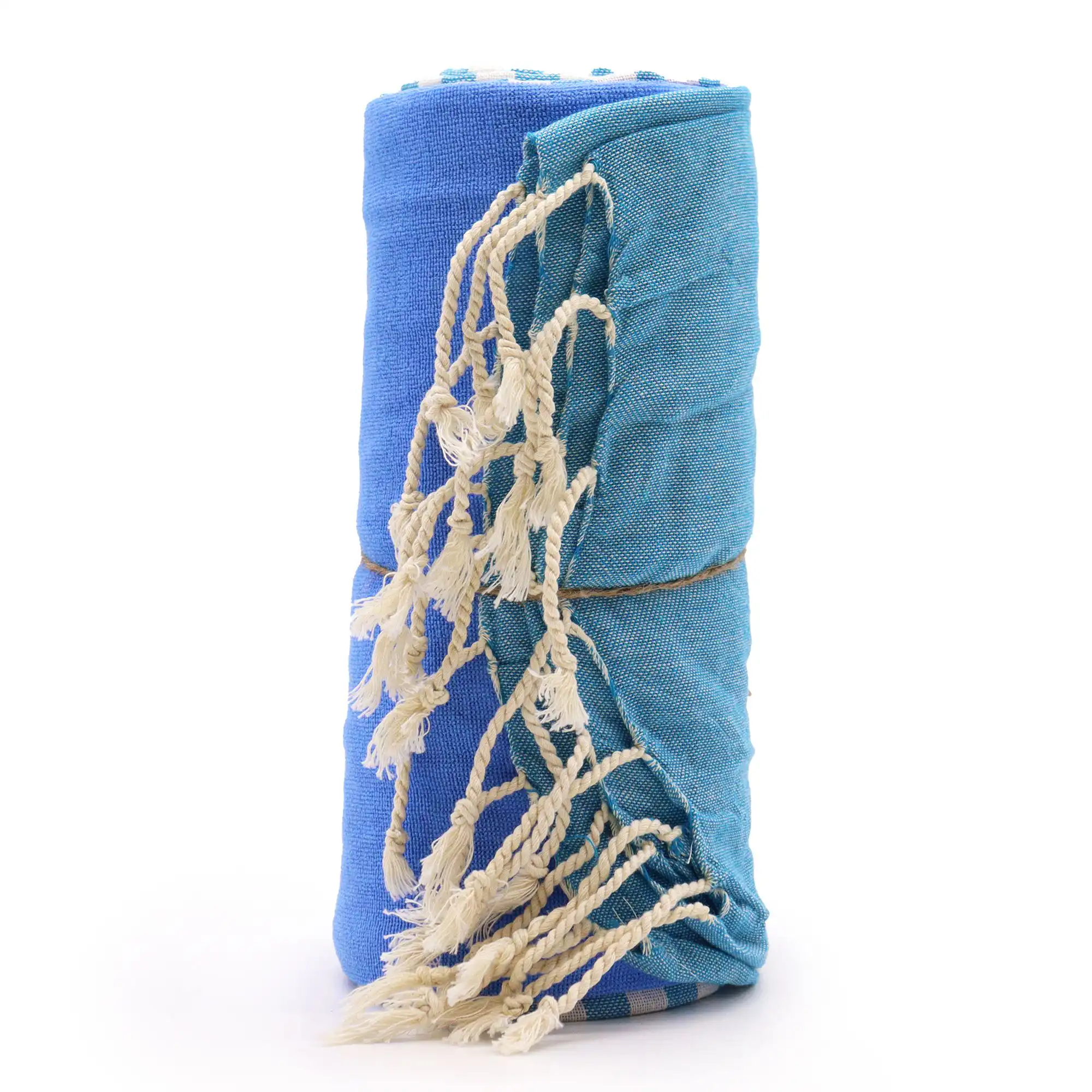 Cotton Pario Towel – 100×180 cm – Sky Blue | www.artisangoods.co.uk 2 Cotton Pario Towel – 100×180 cm – Sky Blue | www.artisangoods.co.uk 1