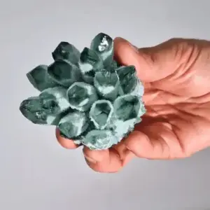 Crafted Quartz Cluster – Green Ghost Quartz | www.artisangoods.co.uk 3