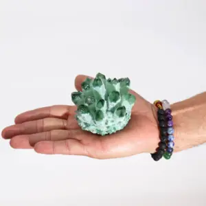 Crafted Quartz Cluster – Green Ghost Quartz | www.artisangoods.co.uk 4